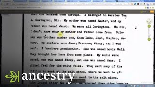 African American Family History Research Breaking the 1870 Wall  Ancestry [upl. by Nyleaj246]