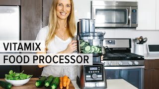 NEW VITAMIX FOOD PROCESSOR  is it worth it review  recipes [upl. by Lebasiram]