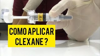 Como aplicar clexane [upl. by Minier]