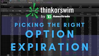 Choosing The Best Option Expiration  Day Trading Options [upl. by Ellenad]