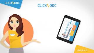 Clickdoc  prendre rendezvous en ligne avec un médecin facilement [upl. by Yaf]