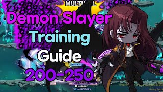 Demon Slayer Training Guide 200  250 [upl. by Lehcsreh]