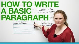 How to write a basic paragraph [upl. by Pritchett172]