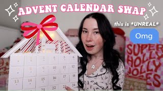 UNBOXING A ☆CUSTOM☆ ADVENT CALENDAR FROM MY BEST FRIEND [upl. by Eilojne]