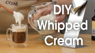 DIY whipped cream in 60 seconds [upl. by Pond]