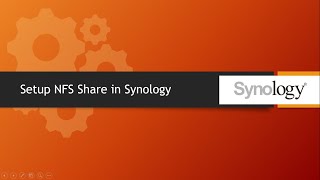 Chapter 6 How to Setup NFS Share in Synology and Access from Linux OS [upl. by Yendahc]