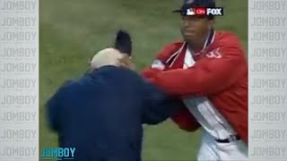 Pedro Martínez throws Don Zimmer to the ground a breakdown [upl. by Heintz]