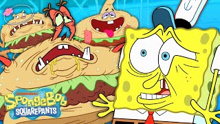 Krabby Patty Creature Feature 😱  SpongeBob [upl. by Salangi32]