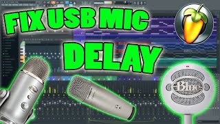 🔴 How To Fix DelayLatency On USB Mic 🎤 FL Studio [upl. by Cheng]