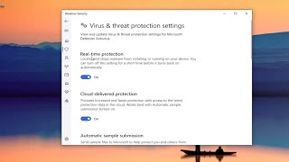 How to Turn On Or Off Virus and Threat Protection in Microsoft Defender  Windows 10 Tutorial [upl. by Ahsito]