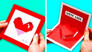 29 INCREÍBLE IDEAS PARA HACER TARJETAS DE SAN VALENTÍN [upl. by Idoj843]