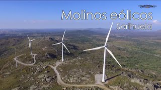 Molinos eólicos en Sorihuela y Fresnedoso Salamanca [upl. by Nyltiak]