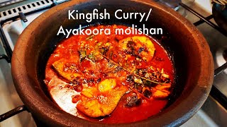 AYAKOORA MULAKITTATH KINGFISH RECIPE MEEN MULAKITTATH FISH CURRY KINGFISH RECIPE [upl. by Adnelg]