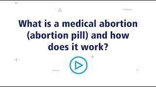 How does medical abortion aka the abortion pill work [upl. by Braasch]