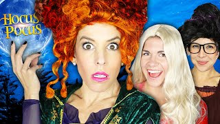 Giant HOCUS POCUS Movie in Real Life to Find Imposter  Rebecca Zamolo [upl. by Aicnilav]