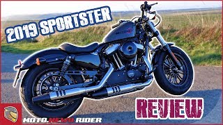 2019 Harley Davidson Sportster XL Forty Eight Review [upl. by Naesar]