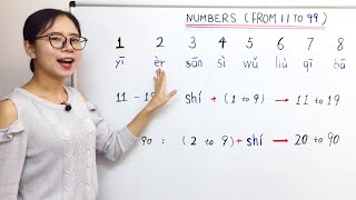 Counting from 11 to 99 in Mandarin Chinese  Beginner Lesson 8  HSK 1 [upl. by Ainaj]