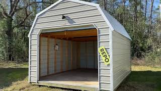 Kountze TX REPO 12x16 metal lofted barn [upl. by Ailis793]