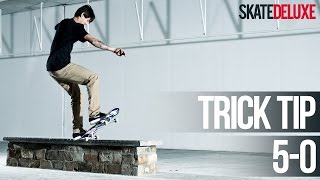 How to 50 Grind FS amp BS  Skateboard Trick Tip  skatedeluxe [upl. by Ailed]