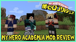 NEW QUIRKS FULL COWL ALL FOR ONE LEVELING SYSTEM amp MORE Minecraft My Hero Academia Mod Review [upl. by Stanislaw]