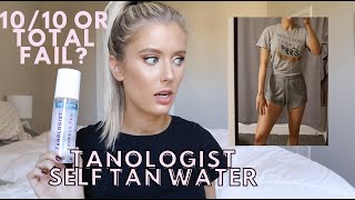 Tanologist Express Self Tan Water  Better than Loving Tan Review How to Use Before and Afters [upl. by Geerts211]