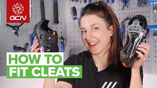 How To Fit New Cleats To Your Cycling Shoes [upl. by Norrie]