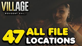 RE8 Village  All File Locations In Resident Evil 8 Bookworm Trophy Guide [upl. by Oballa]