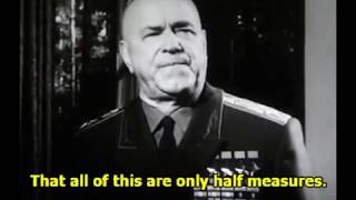 Soviet Marshal Georgy Zhukov talks about Stalin during the Battle of Stalingrad ENG SUB [upl. by Nema766]