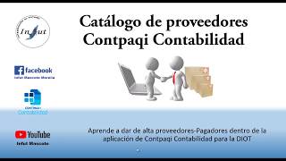 Catálogo de proveedores en Contpaqi Contabilidad [upl. by Emelyne]