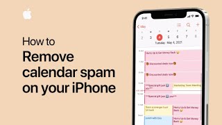 How to remove calendar spam on your iPhone — Apple Support [upl. by Cowey]