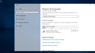 How To Change Keyboard Language In Windows 10 [upl. by Rotceh211]