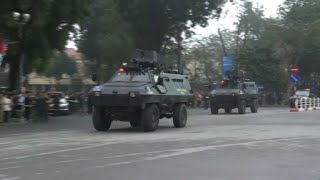 Kim Jong Un convoy arrives in Hanoi for Trump summit [upl. by Ykroc580]