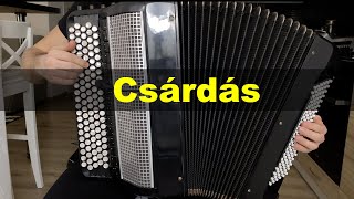 Csárdás  Vittorio Monti  Button Accordion Cover [upl. by Ryder]