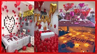 Ideas para decorar CAMAS ROMÁNTICAS para festejar SAN VALENTÍN 🥰 💘 🏩 [upl. by Aytida]