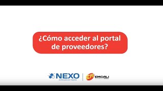 ¿Cómo acceder al Portal de Proveedores [upl. by Becket]