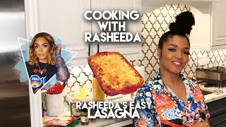 Cooking with Rasheeda Easy Lasagna [upl. by Enovad]