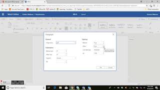 MLA Format in Word Online Office 365 [upl. by Ball83]