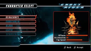 Ghost Rider All Characters PSP [upl. by Auod830]