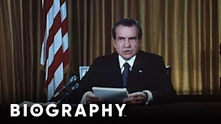 Richard Nixon  US President  Mini Bio  BIO [upl. by Belldas915]