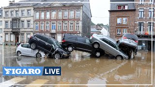 🔴Belgique les dégâts impressionnants des INONDATIONS dans la ville de Verviers [upl. by Enrev]