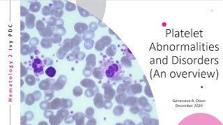 Platelet Abnormalities and Disorders [upl. by Pergrim26]