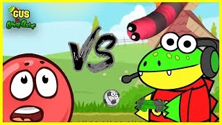 Redball 4 Vs Slitherio Lets Play with Gus the Gummy Gator [upl. by Ahsirt276]