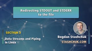 Linux Tutorial 17 Redirecting STDOUT and STDERR to the file [upl. by Gittle]