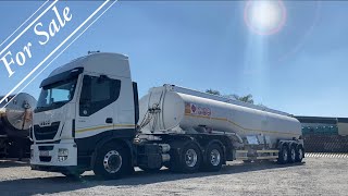 2 x Iveco Stralis 480 And 48 000Litres Fuel Tanker ex Reef Tankers For Sale [upl. by Eeryk441]