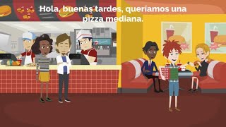 Vocabulario en español restaurantes  Clase de español 30 [upl. by Yelrebmyk]