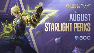 August StarLight Perks  Yin quotEternal Guardianquot  Mobile Legends Bang Bang [upl. by Aibos]