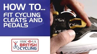 How to fit cycling cleats and pedals [upl. by Larimore]