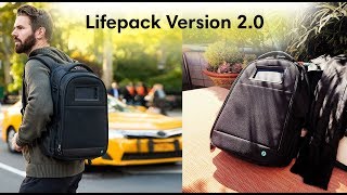 Lifepack 20  The SolarPowered and AntiTheft Backpack perfected [upl. by Ahsemot]