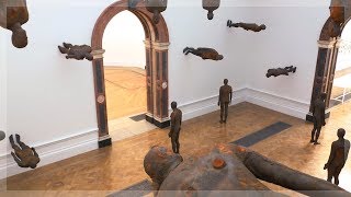 Inside the show Antony Gormley at the RA [upl. by Ellehcram]