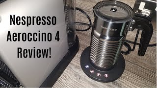 Nespresso Aeroccino 4 Milk Frother Review  Worth upgrading from the Aeroccino 3 [upl. by Disario124]